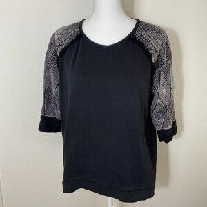 Scotch & Soda Maison Scotch Size 2 ( XS - S ) Crew Neck  Sweatshirt Fringe